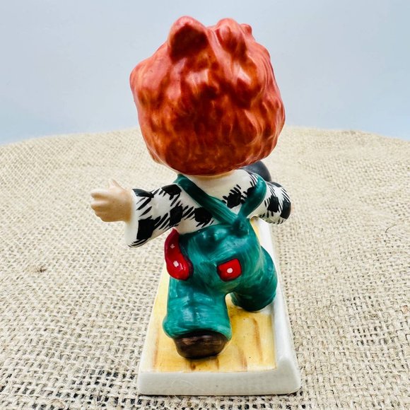 W. Goebel Redhead Boy Bowling Figurine Signed - Picture 7 of 9